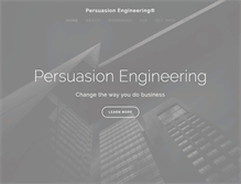 Tablet Screenshot of persuasionengineering.com